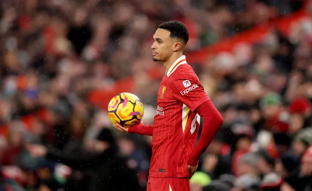 Arnold vs Man United. (Photo by Carl Recine/Getty Images)