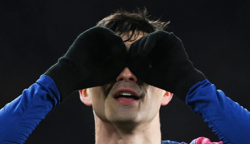 Pedri celebrando um gol pelo Barcelona (David Ramos/Getty Images)