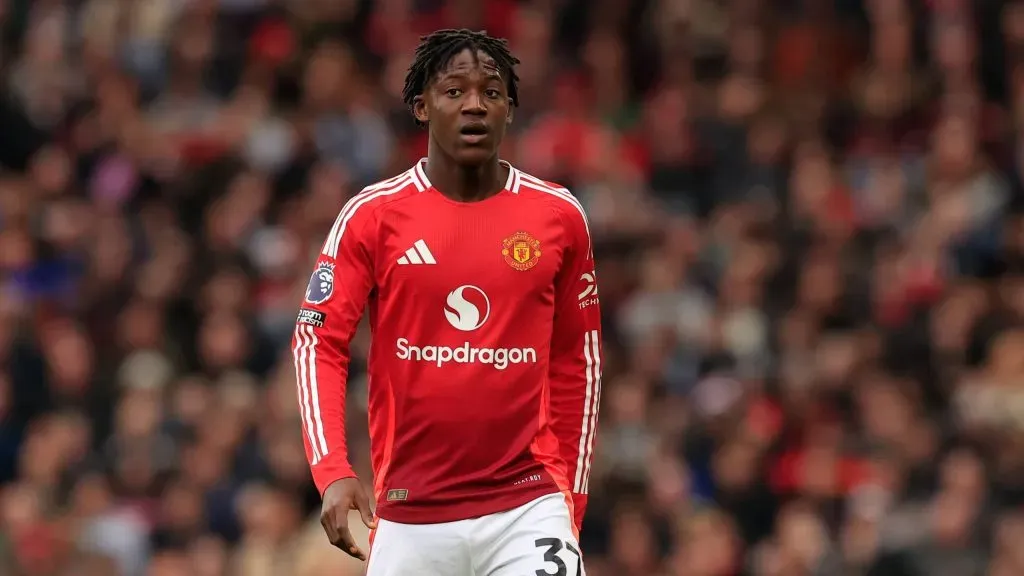 Kobbie Mainoo, meio-campista do Manchester United (Foto: Conor Molloy/Imago/Pro Sports Images)