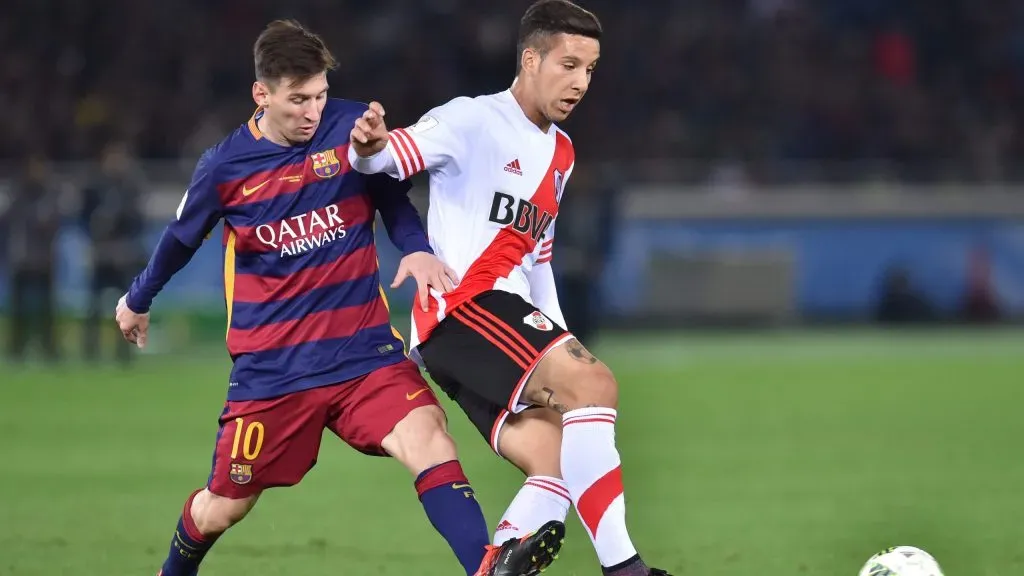 Driussi em sua primeira passagem pelo River. Foto: Atsushi Tomura/Getty Images