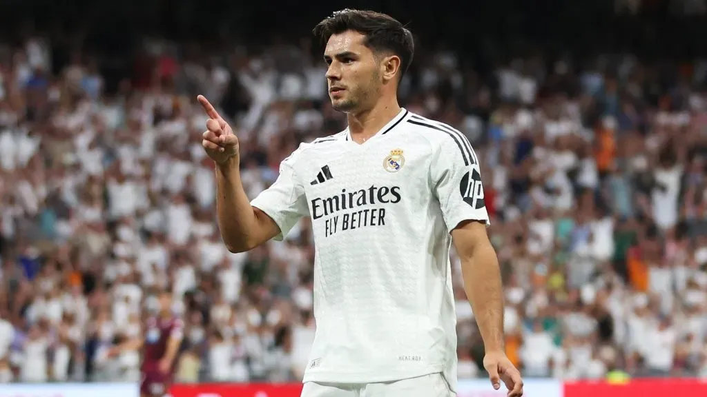 Brahim Díaz em jogo do Real Madrid. Foto: Florencia Tan Jun/Getty Images