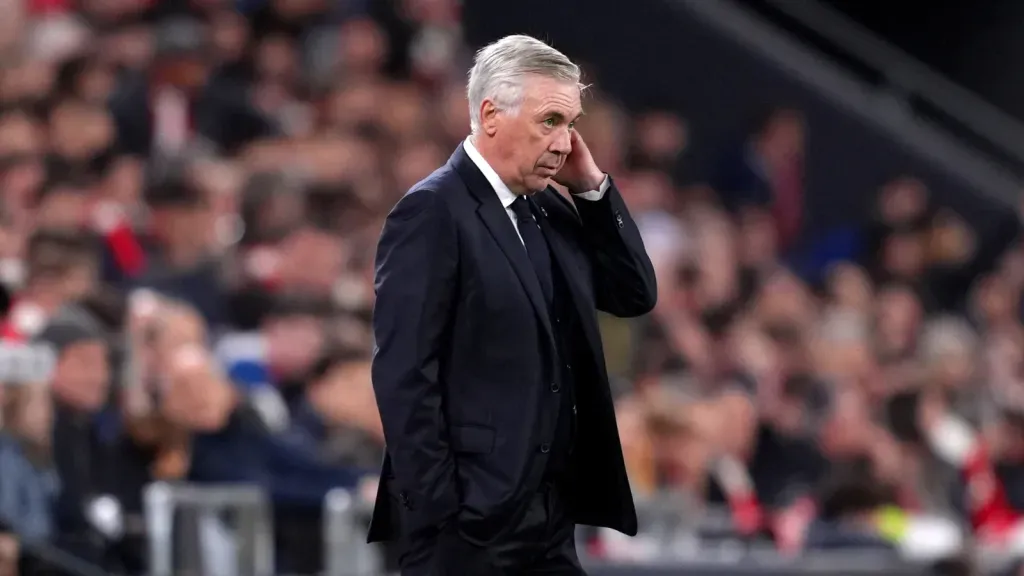 Treinador do Real Madrid Carlo Ancelotti (Photo by Juan Manuel Serrano Arce/Getty Images)