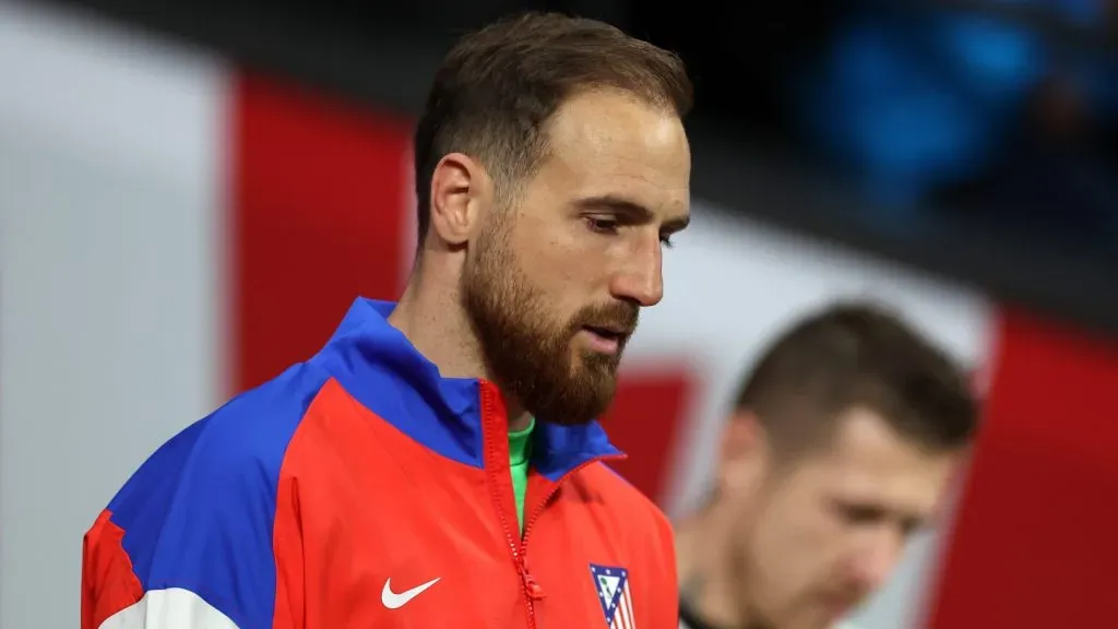 Oblak em jogo do Atlético de Madrid. Foto: Florencia Tan Jun/Getty Images