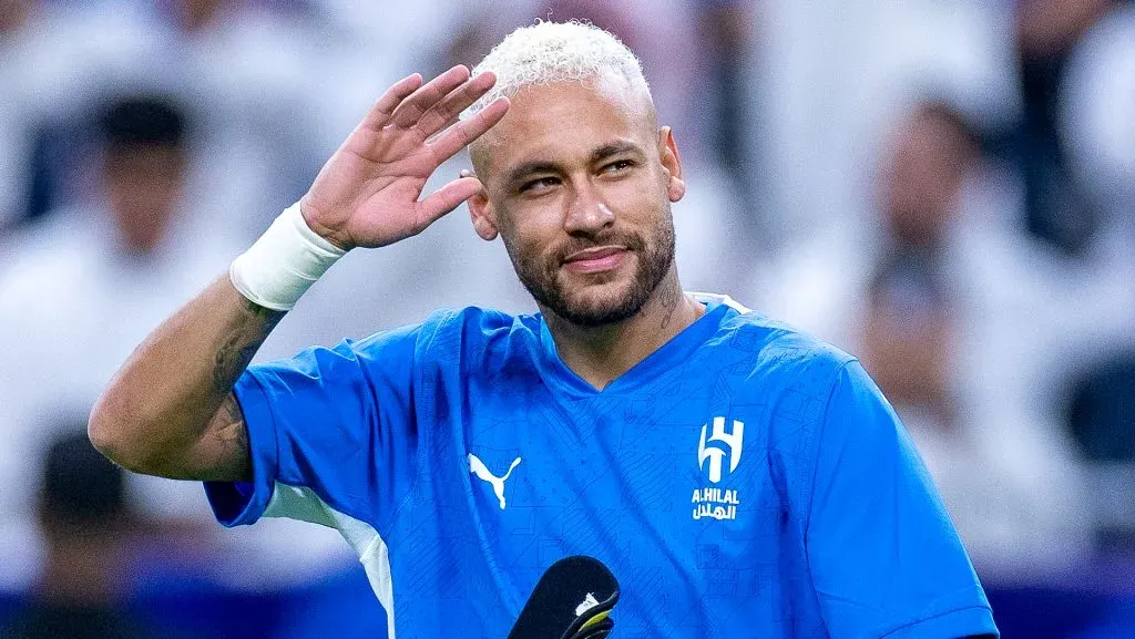 Neymar com a camisa do Al-Hilal
