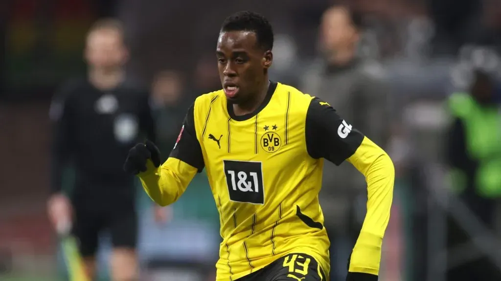 Gittens em campo pelo Borussia Dortmund (Alex Grimm/Getty Images)