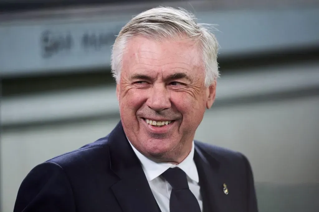 Ancelotti, técnico do Real Madrid. (Photo by Juan Manuel Serrano Arce/Getty Images)