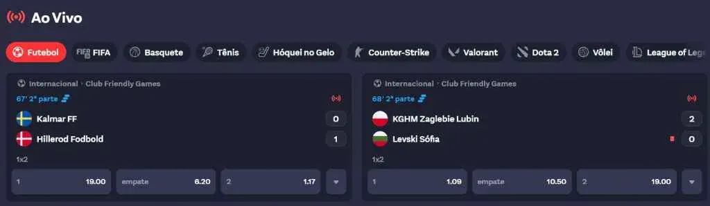 Apostas Ao Vivo KingPanda