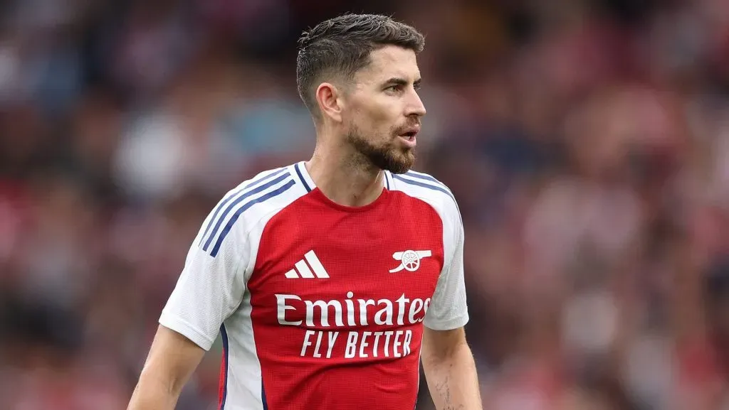 Jorginho em campo pelo Arsenal (Photo by Warren Little/Getty Images)