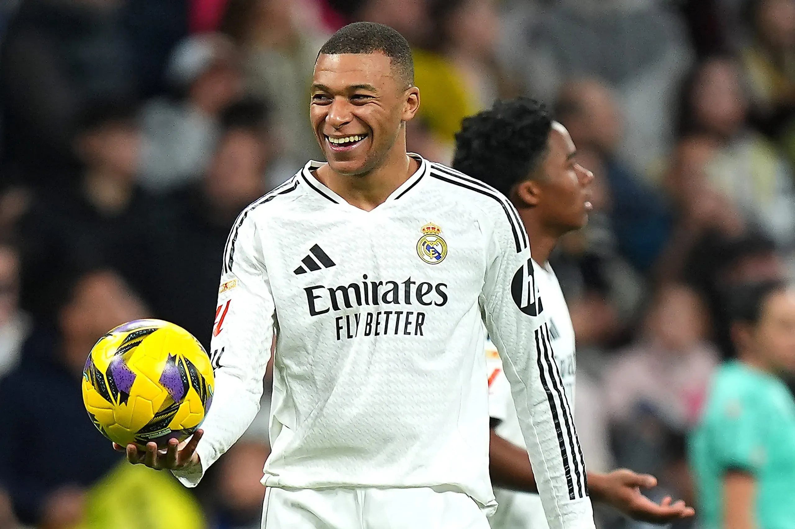 Mbappé em ação pelo Real Madrid.