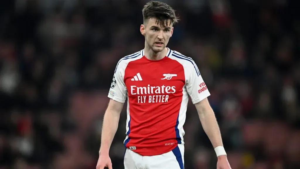 Tierney em jogo do Arsenal. Foto: Justin Setterfield/Getty Images