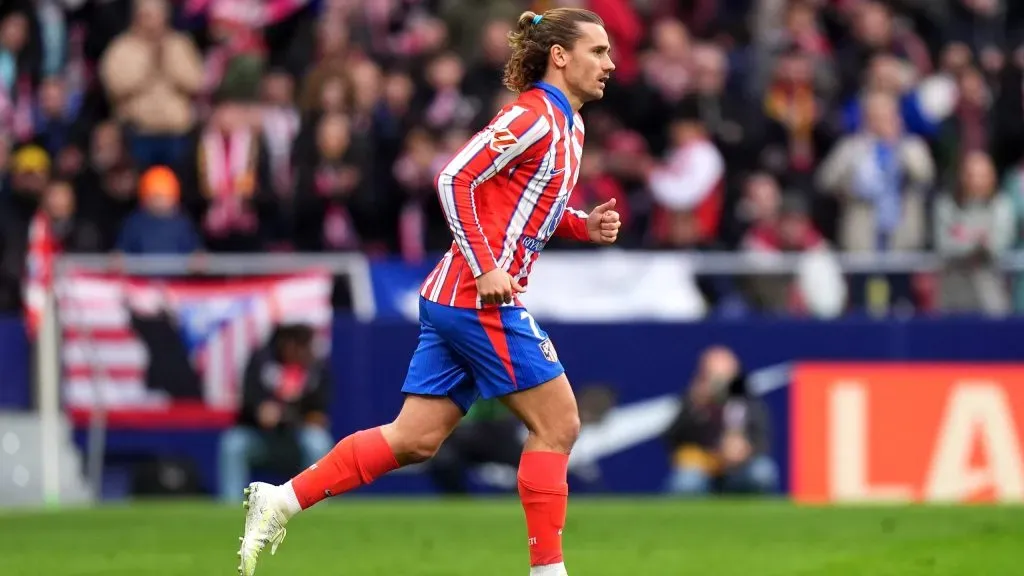 Griezmann em jogo do Atlético de Madrid. Foto: Angel Martinez/Getty Images