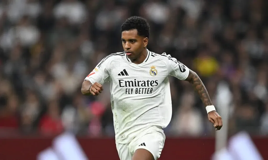 Rodrygo em campo pelo Real Madrid (Denis Doyle/Getty Images)