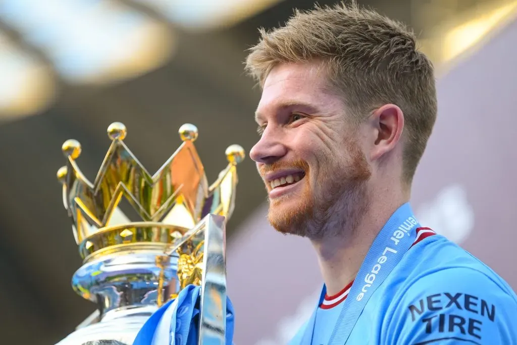 De Bruyne está determinado a assinar novo contrato com o Manchester City (Photo by Michael Regan/Getty Images)