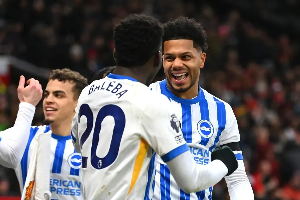 Rutter e Balebo pelo Brighton – (Photo by Gareth Copley/Getty Images)