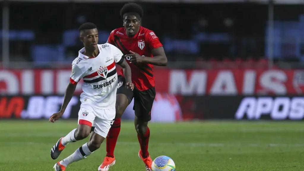 Hurtado quando esteve emprestado ao Atlético Goianiense. Foto: Ricardo Moreira/Getty Images