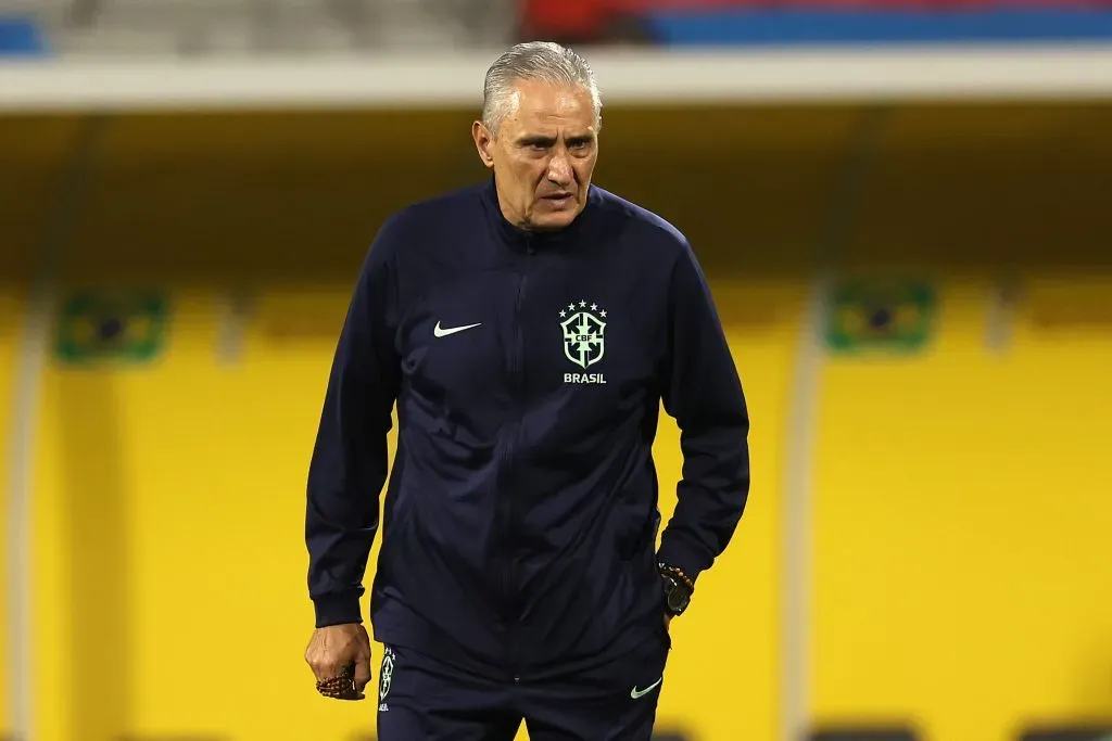 Tite nos tempos de Seleção Brasileira (Photo by Christopher Lee/Getty Images)