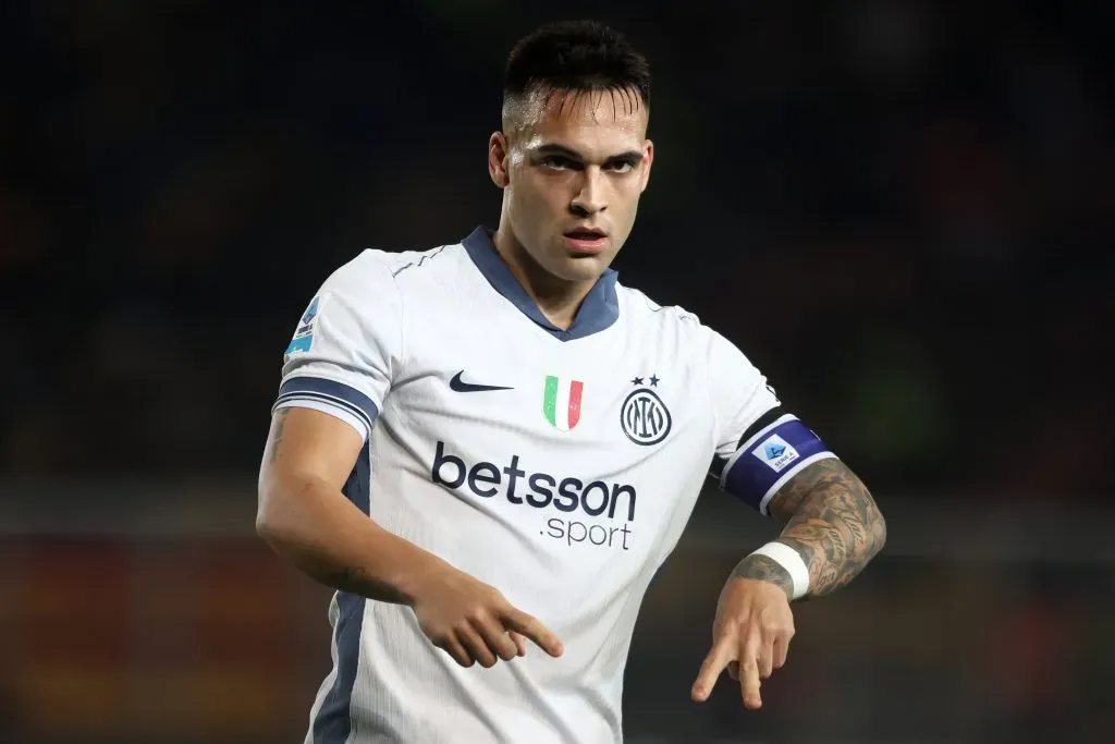 Lautaro comemorando um gol (Photo by Maurizio Lagana/Getty Images)