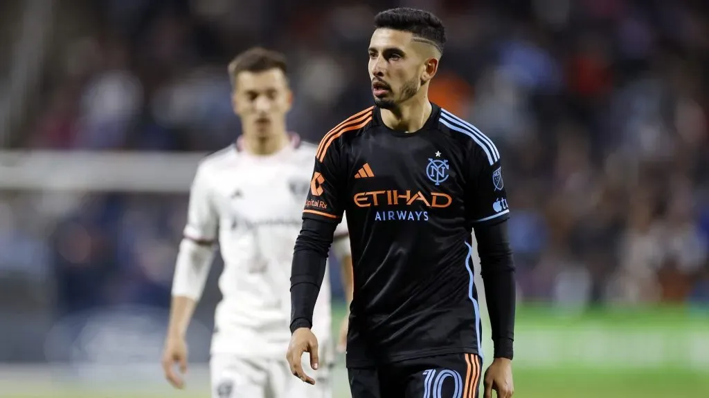 Santi Rodríguez em jogo do New York City. Foto: Sarah Stier/Getty Images