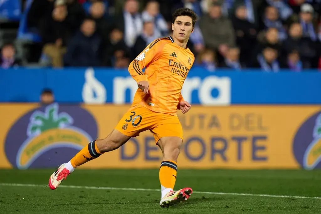 Gonzalo García em ação pelo Real Madrid. (Photo by Angel Martinez/Getty Images)