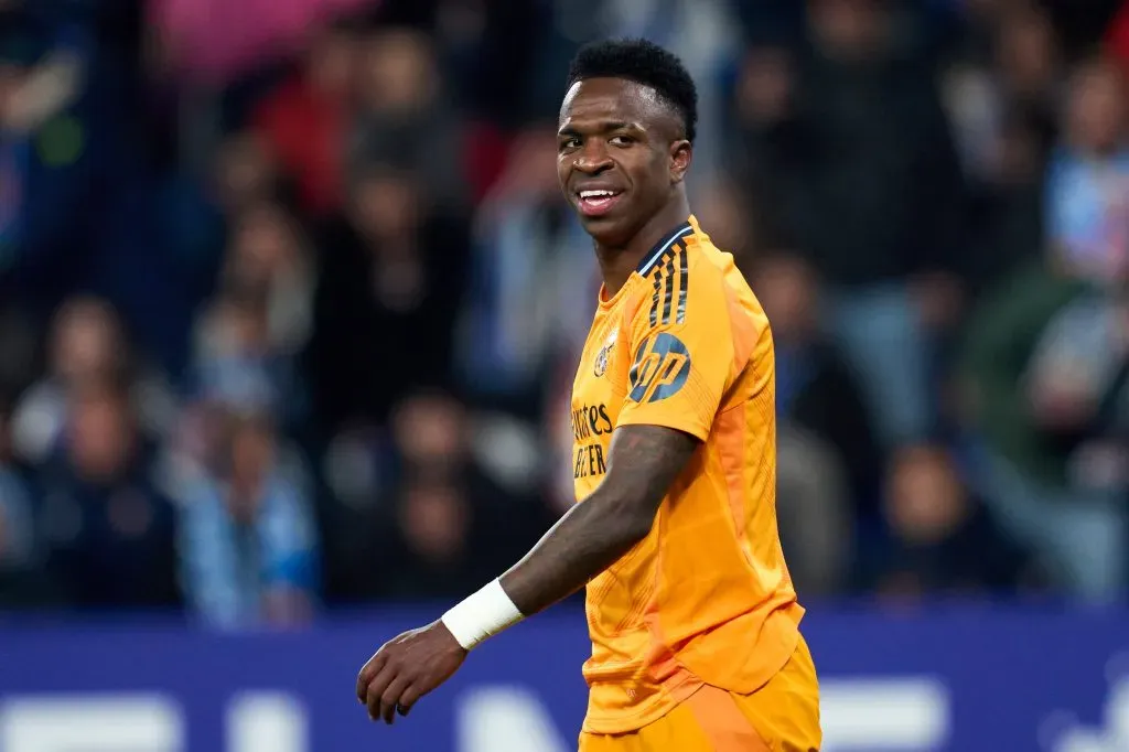 Vini no duelo diante do Espanyol (Photo by Alex Caparros/Getty Images)