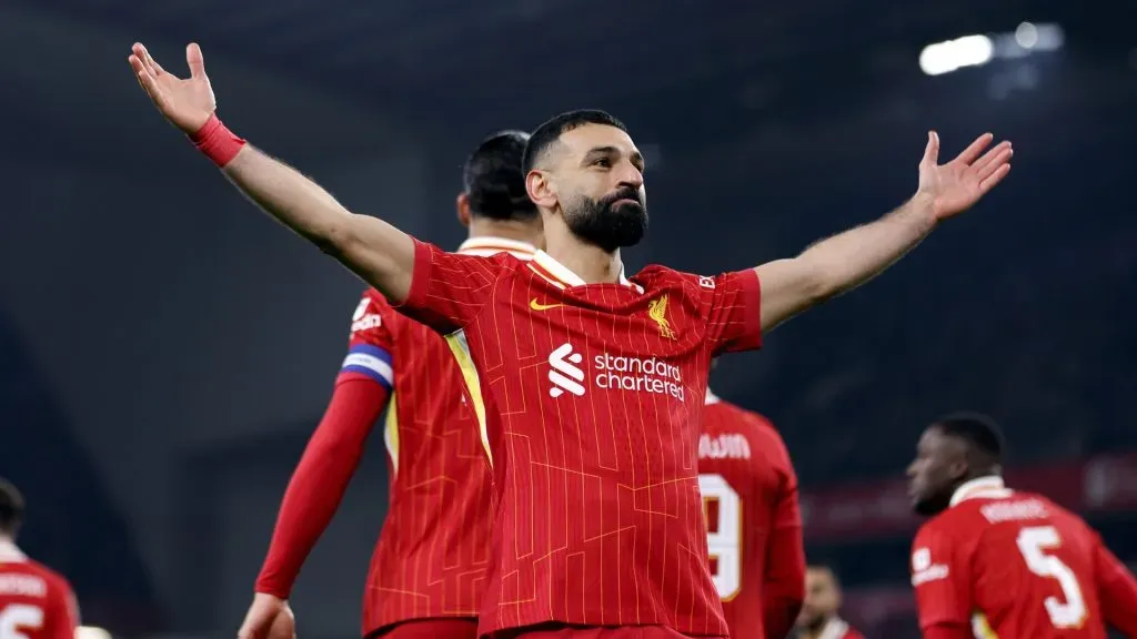 Mohamed Salah, craque do Liverpool. (Photo by Liverpool FC/Getty Images)
