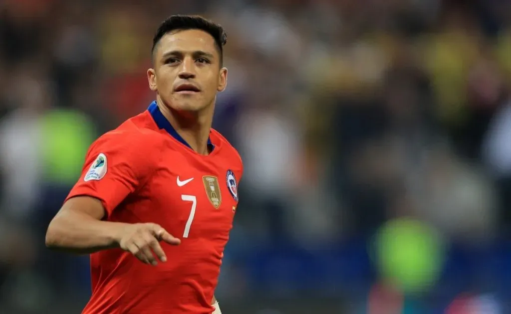 Alexis Sánchez em Colombia v Chile: Quarterfinal – Copa America Brazil 2019. Foto: Getty Images