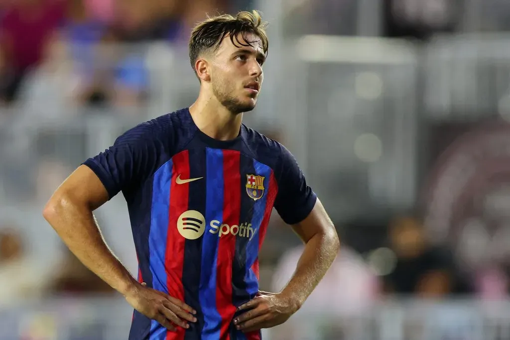 Nico González fez base no Barcelona. Foto: Michael Reaves/Getty Images