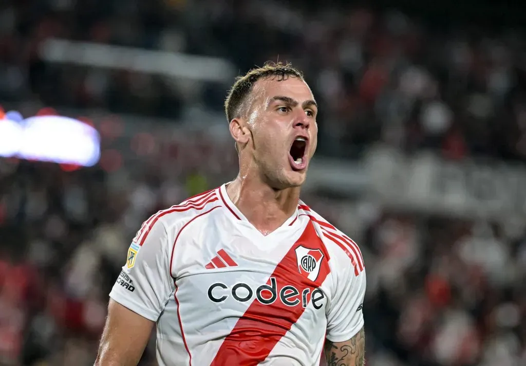 González Pírez em campo pelo River Plate (Photo by Marcelo Endelli/Getty Images)