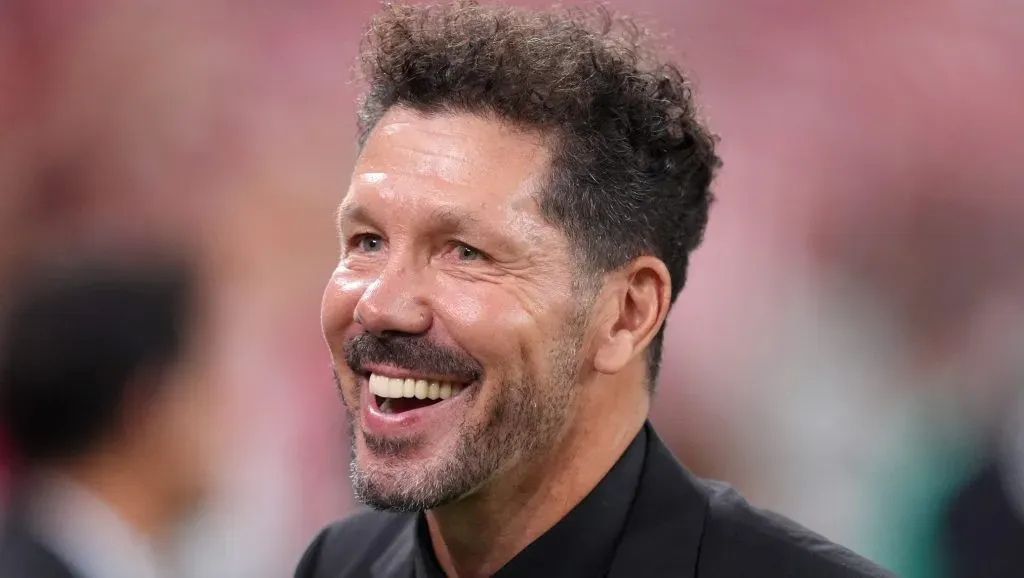Diego Simeone, técnico do Atlético de Madrid. Foto: Juan Manuel Serrano Arce/Getty Images