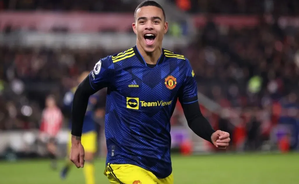 Greenwood em Brentford v Manchester United – Premier League. Foto: Getty Images