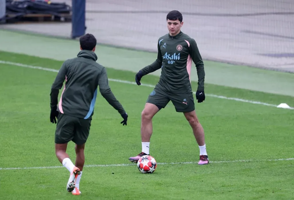 Vitor Reis é o novo jogador do City (Photo by Alex Livesey/Getty Images)