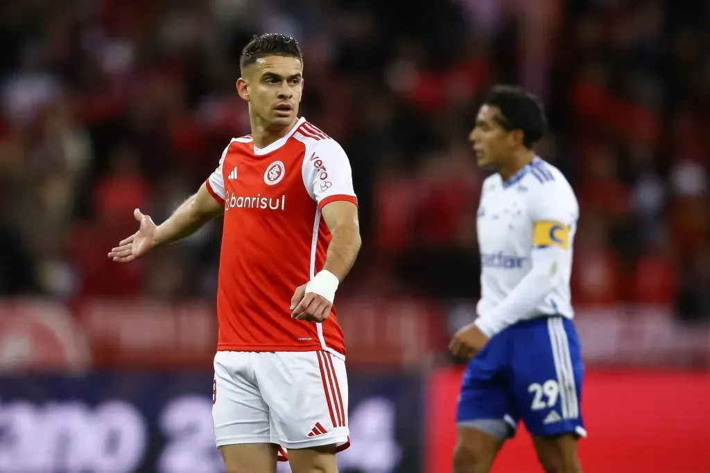 Borré no duelo diante do Cruzeiro (Photo by Pedro H. Tesch/Getty Images)