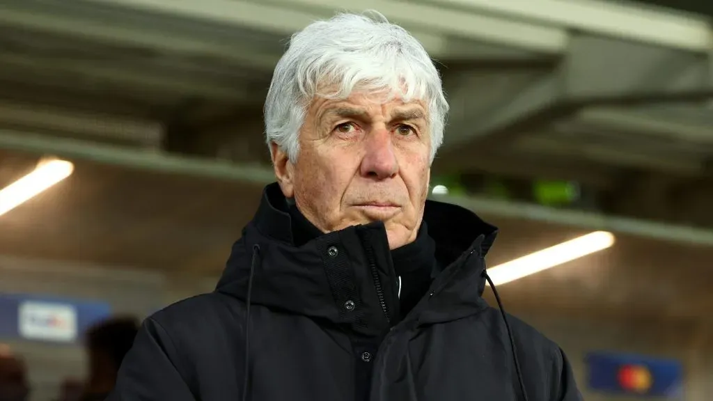 Gian Piero Gasperini, treinador da Atalanta. Foto: Francesco Scaccianoce/Getty Images