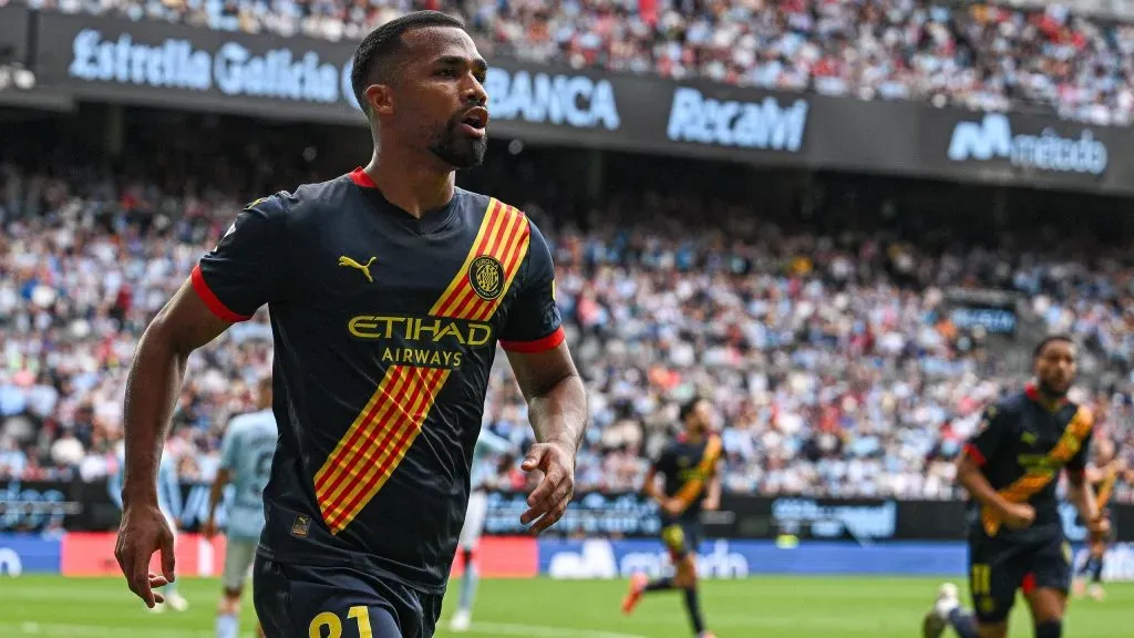 Yangel Herrera em jogo do Girona. Foto: Octavio Passos/Getty Images
