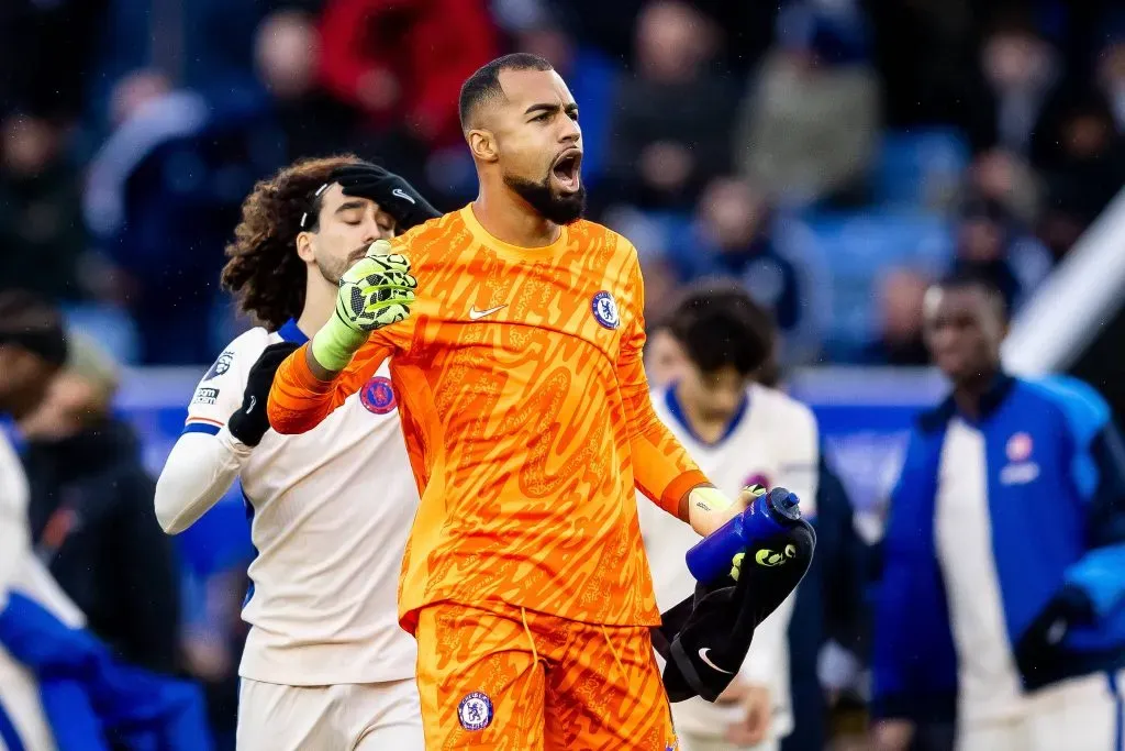 Robert Sánchez, goleiro do Chelsea em campo – Foto: Reprodução