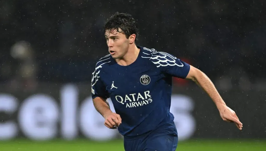 João Neves em campo pelo PSG (Mike HewittGetty Images)