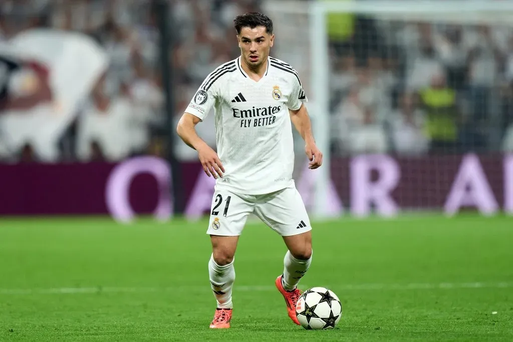 Brahim Díaz em campo pelo Real Madrid (Angel Martinez/Getty Images)