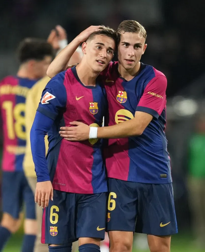 Gavi pelo Barcelona. (Photo by Alex Caparros/Getty Images)