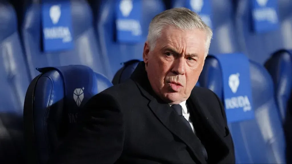 Carlo Ancelotti, treinador do Reaal Madrid. Foto: Juan Manuel Serrano Arce/Getty Images