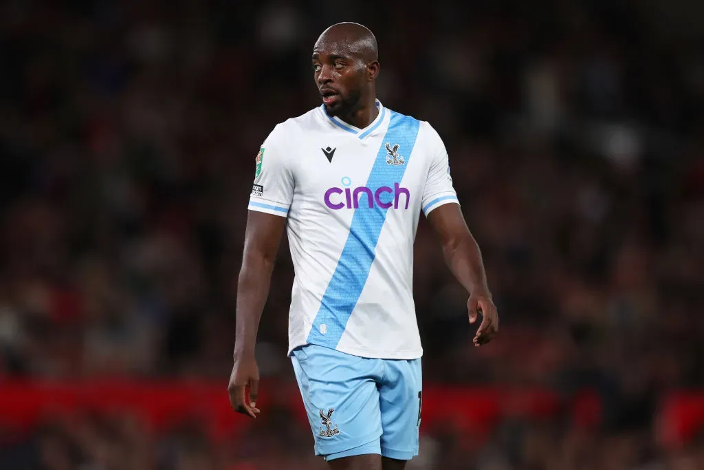 Jean-Philippe Mateta durante partida pelo Crystal Palace (Photo by Matt McNulty/Getty Images)
