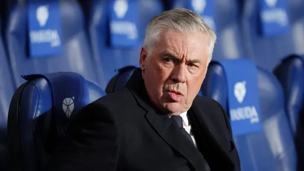 Carlo Ancelotti, treinador do Reaal Madrid. Foto: Juan Manuel Serrano Arce/Getty Images