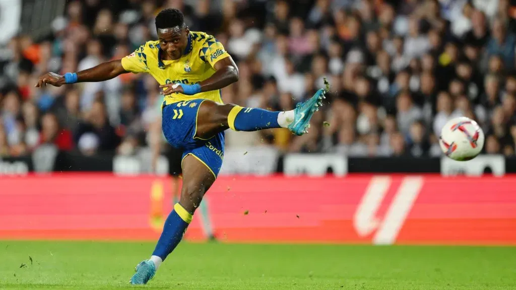 Essugo em jogo do Las Palmas. Foto: David Ramos/Getty Images