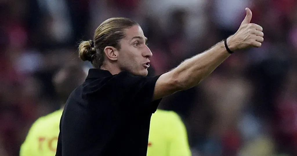 Filipe Luís, treinador do Flamengo. Foto: Alexandre Loureiro/AGIF