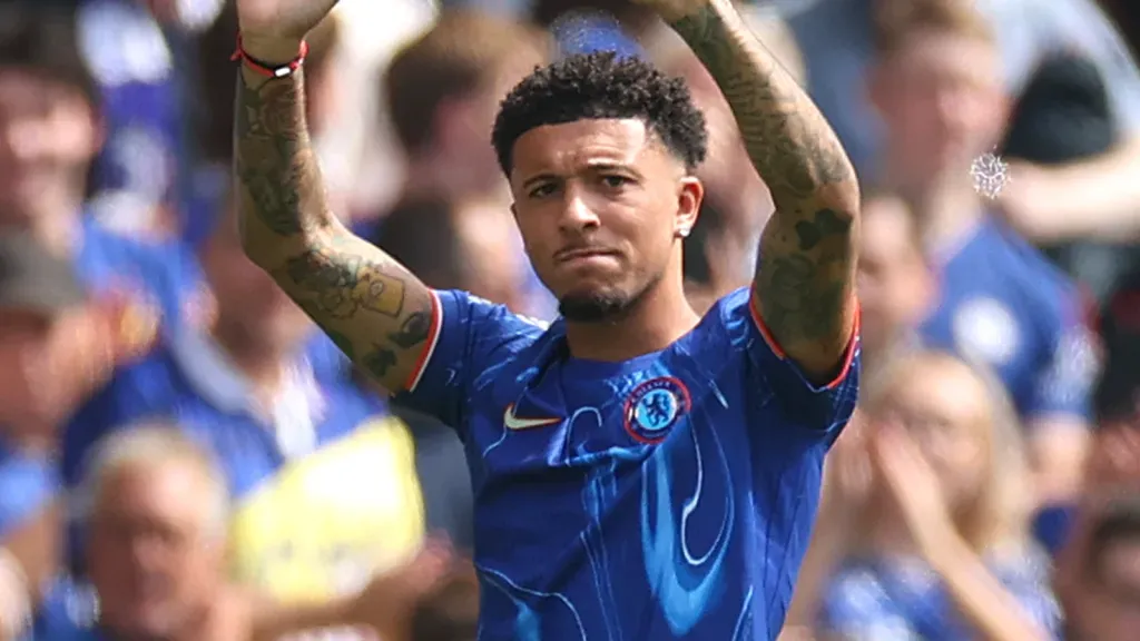 Sancho sendo apresentado no Chelsea (Ryan Pierse/Getty Images)