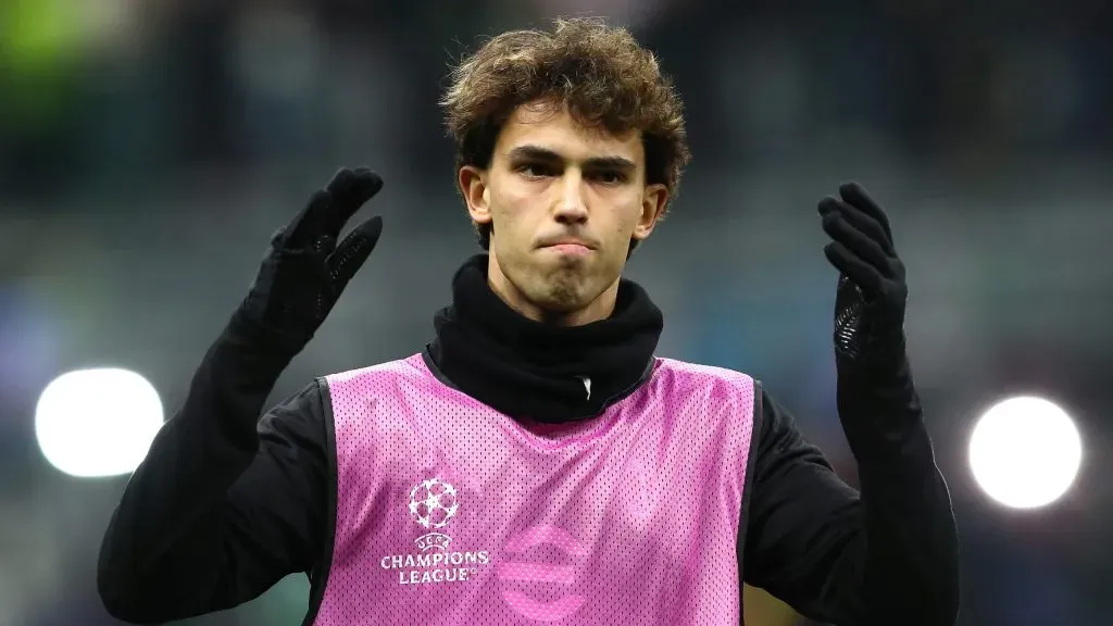 João Félix em jogo da Champions. Foto: Marco Luzzani/Getty Images