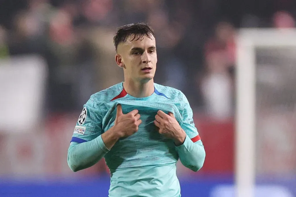 Marc Casadó pelo Barcelona (Photo by Dean Mouhtaropoulos/Getty Images)