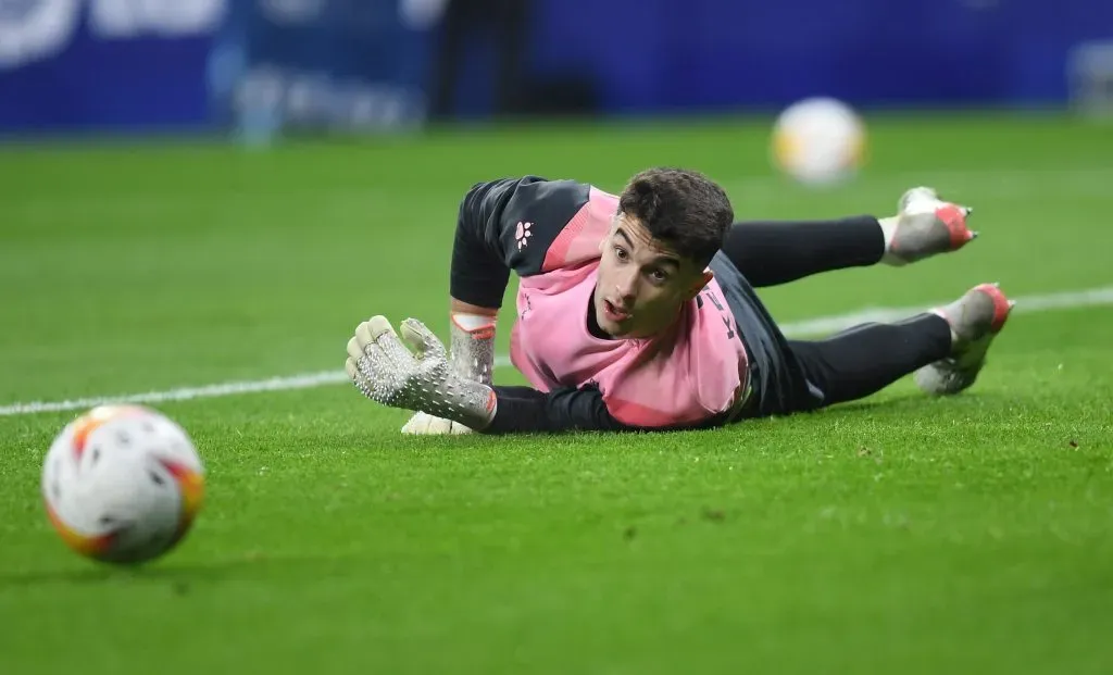 Joan García é alvo de Barcelona e Real Madrid. Foto: Alex Caparros/Getty Images