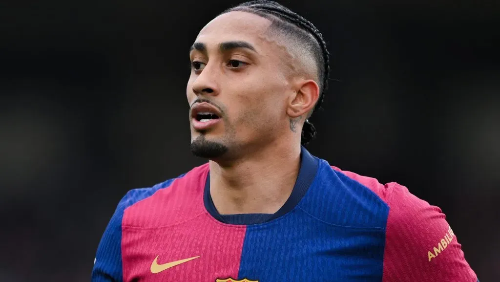 Raphinha em ação pelo Barcelona (Photo by David Ramos/Getty Images)