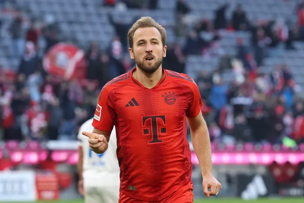 Kane com a camisa do Bayern