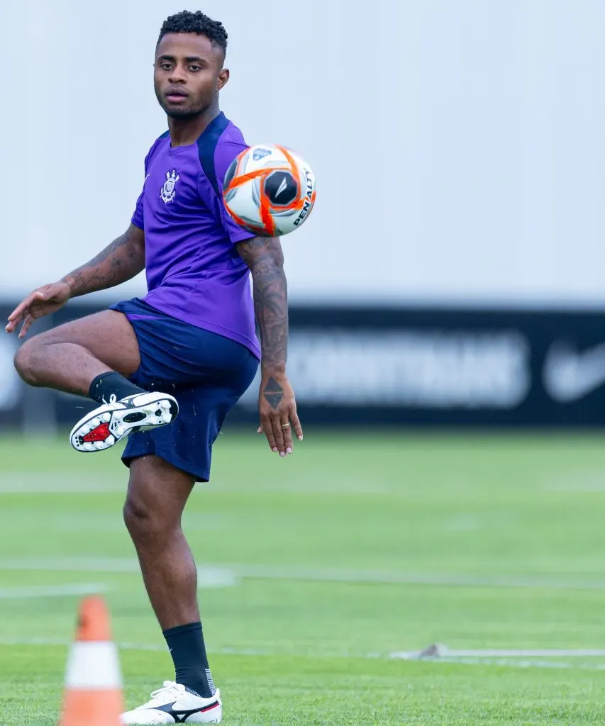 Diego Palacios, jogando bola, pelo Corinthians. Foto: Rodrigo Coca/Agência Corinthians